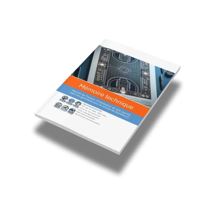 Modèle de mémoire technique sols sportifs – Marchés publics
