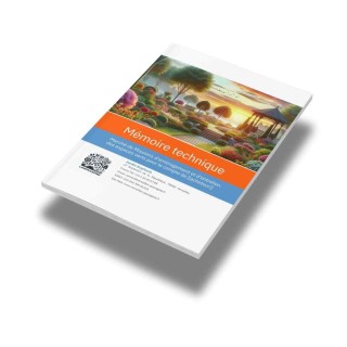Modèle de mémoire technique paysagiste – Marchés publics