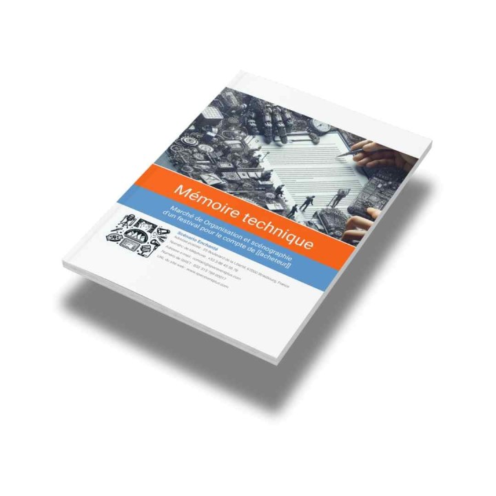 Modèle de mémoire technique organisation de spectacle – Marchés publics