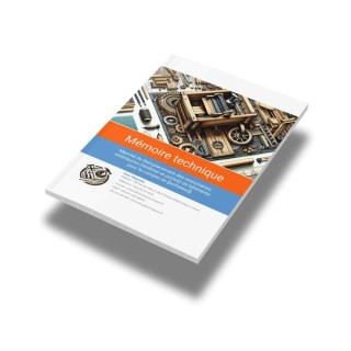 Modèle de mémoire technique menuiserie – Marchés publics