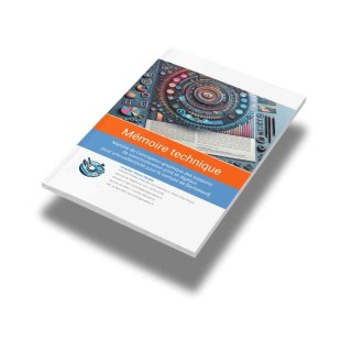 Modèle de mémoire technique infographie – Marchés publics