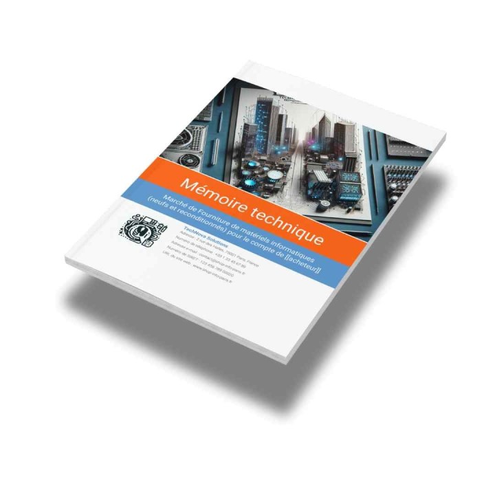 Modèle de mémoire technique fourniture de matériel informatique – Marchés publics