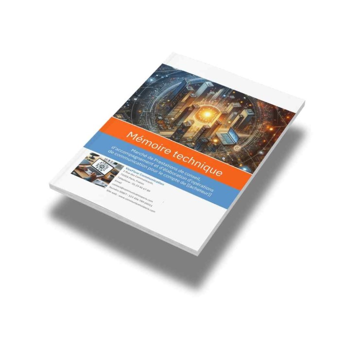 Modèle de mémoire technique communication – Marchés publics