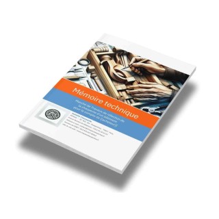 Modèle de mémoire technique charpente – Marchés publics