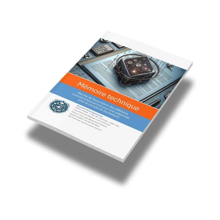 Modèle de mémoire technique assurances – Marchés publics