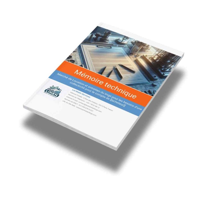 Modèle de mémoire technique location – Marchés publics