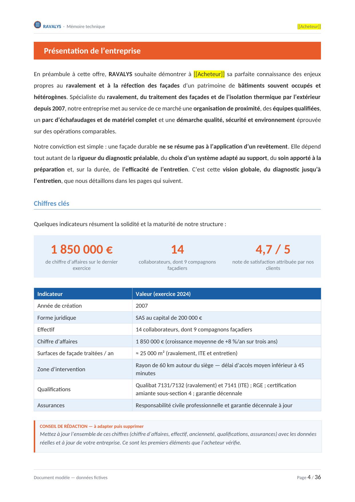 Page commentée — exemple