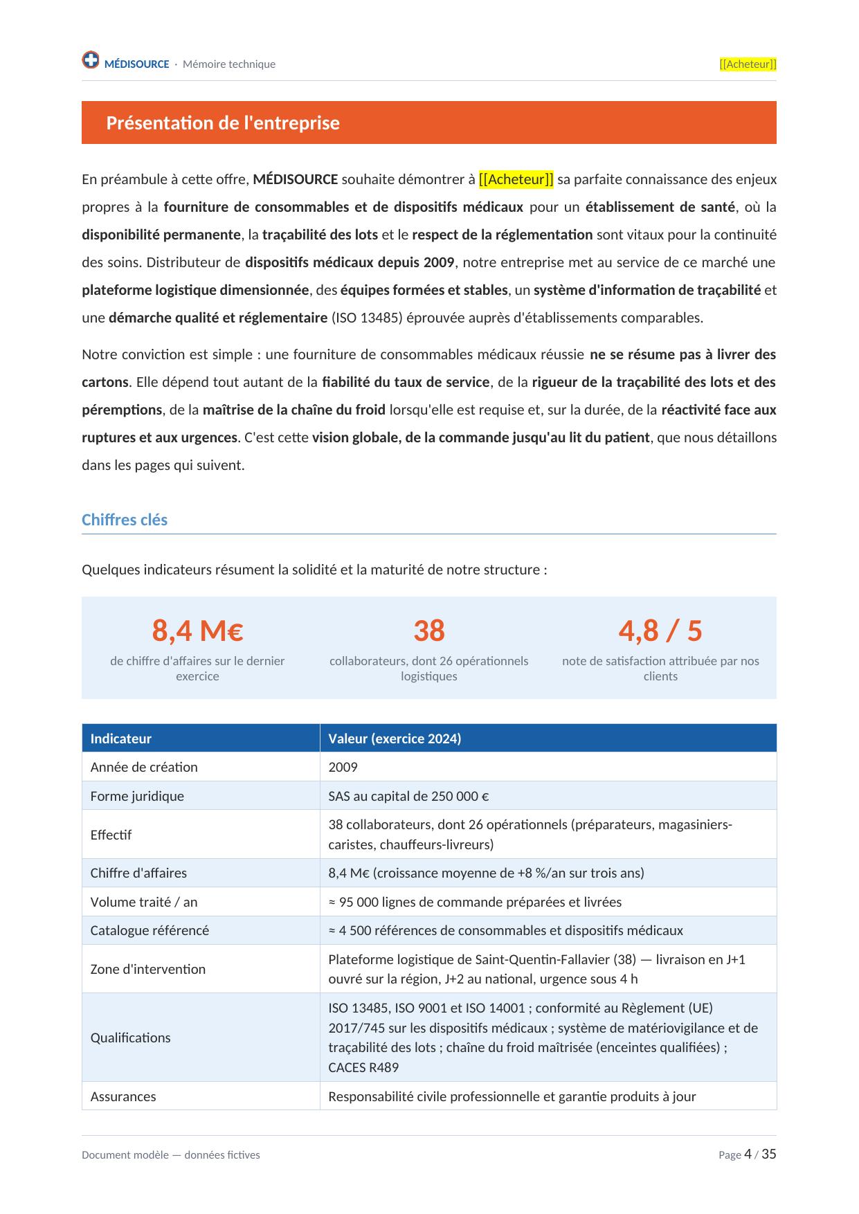 Page commentée — exemple