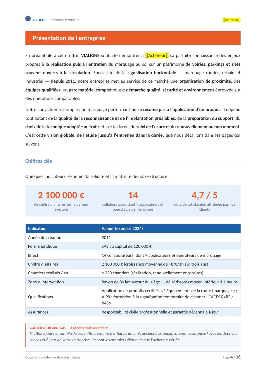 Page commentée — exemple