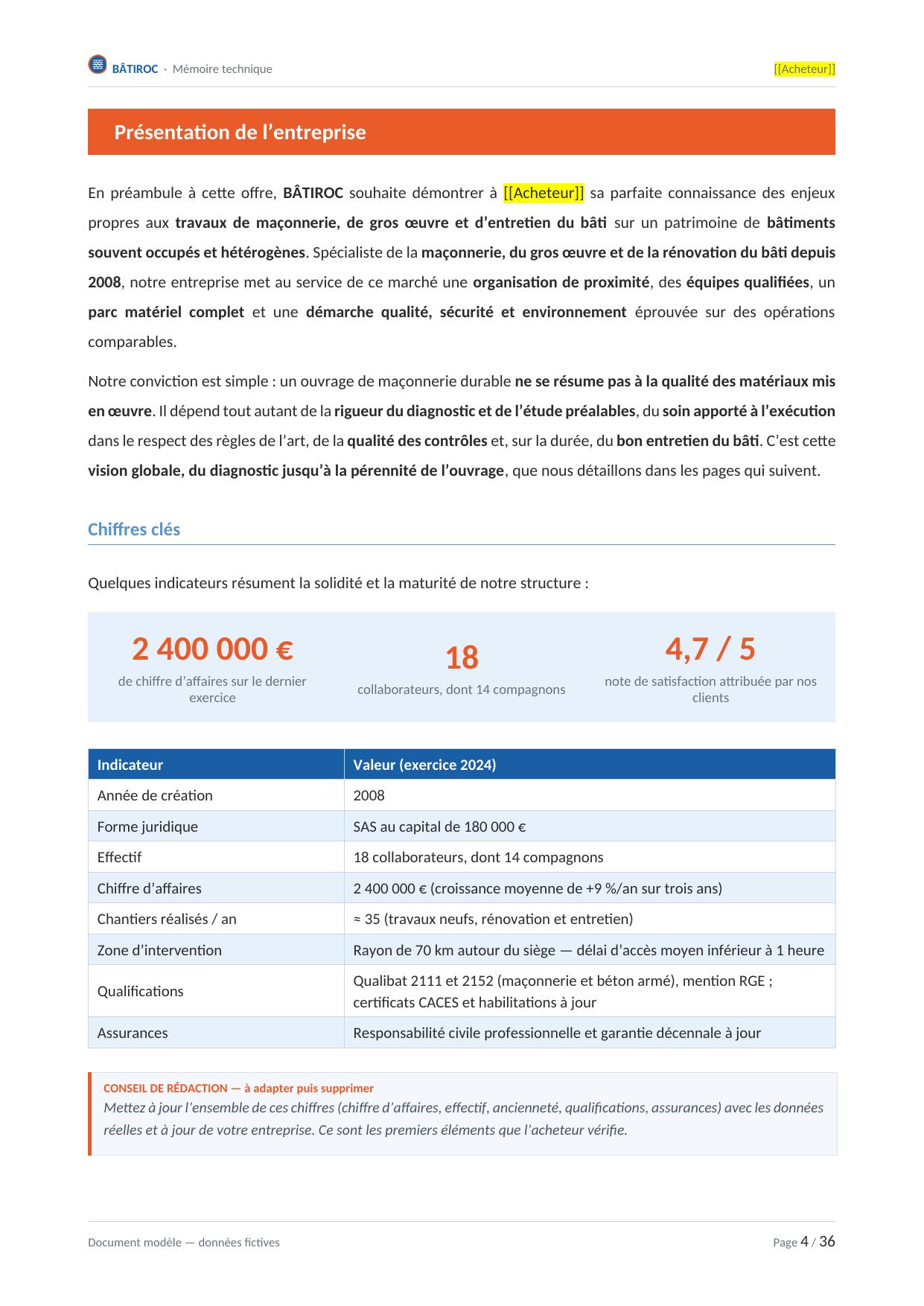 Page commentée — exemple