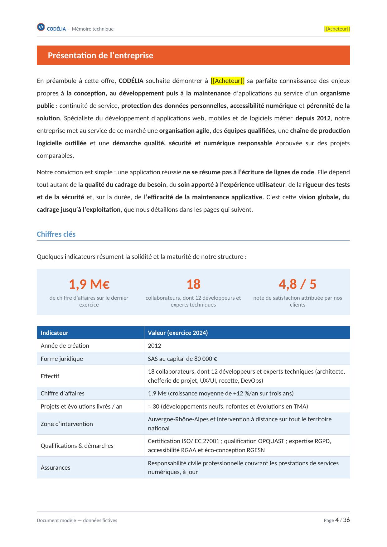 Page commentée — exemple